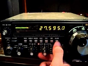 Yaesu ft-707 mod. 11 metros sw 10A 27.390mhz a 28.550mhz (-600khz all bands)