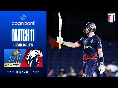 Cognizant Major League Cricket 2025 Match Highlights | MI New York vs Washington Freedom
