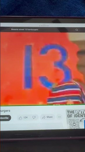 Sesame Street 13 Hamburgers Eating Cookie Monster