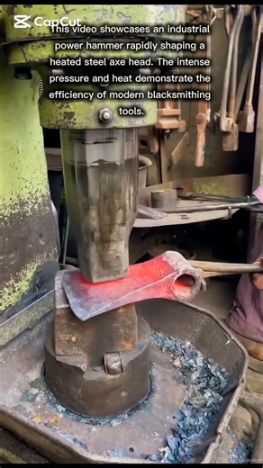 Power Forging: Shaping a Steel Axe