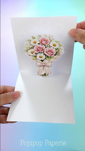 DIY Printable Mother’s Day Pop Up Card #shorts #paperdiy #template