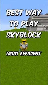 Best Way to Play Hypixel Skyblock... #yadi #hypixel #skyblock #hypixelpartner