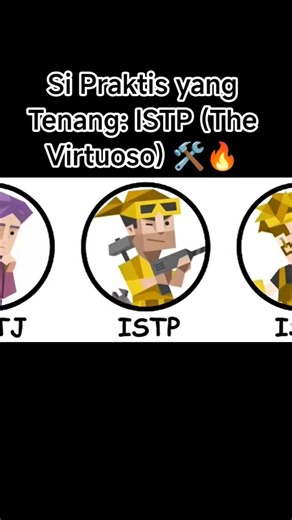 Si Praktis yang Tenang: ISTP (The Virtuoso) 🛠️🔥 #ISTP #MBTI #Psikologi #TheVirtuoso