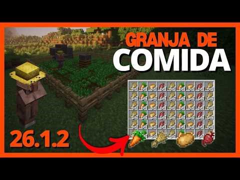 Cómo Instalar Granja de Comida en Minecraft 26.1.2 🍖 (Tiny Takeover Drop!)