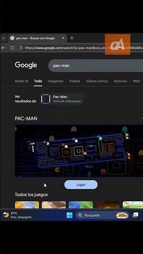 Pac-Man and Google #shorts