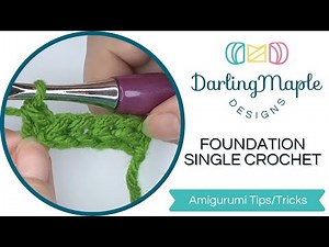 How to Crochet a Foundation Single Crochet Row