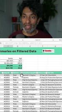 Summarize Filtered Values in Excel - Formula Trick
