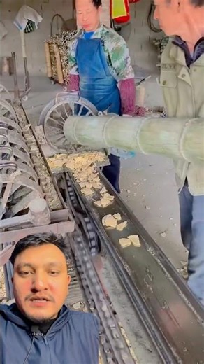 Bamboo Basket Making Machine Works Crazy Fast #machine #shorts