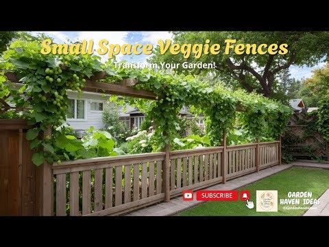 🌿 Small Space Veggie Fences: Transform Your Garden! 🍅🥒