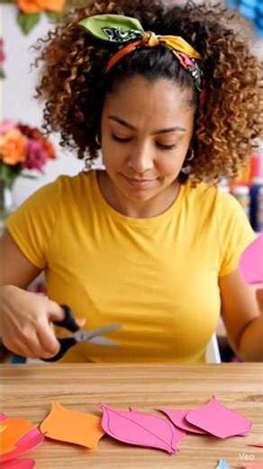 paper craft wallpaper hanging