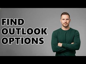 Where Is The Options Tab In Outlook 365?