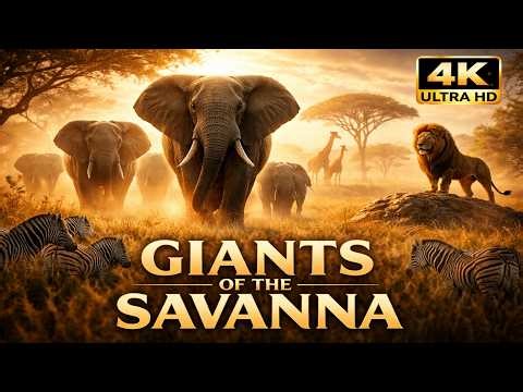 African Elephant Families of the Savanna | Morning Wildlife Documentary in 4K Ultra HD