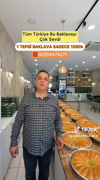 Akkent baklava TikTok'ta