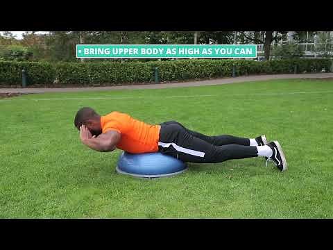 How To Do Bosu Ball Back Extensions | Exercise Demo