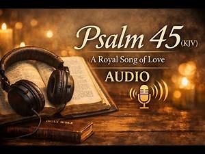 Psalm 45 (KJV) | A Royal Song of Love | Calm Scripture Reading
