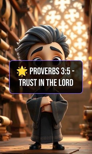 🌟Proverbs 3:5 - Trust in the Lord | Bible Verses for Kids | Daily Bible Stories for Kids 🌟