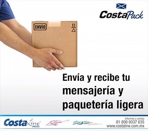 Costa Pack es el servicio de mensajería y paquetería ligera que tiene como objetivo satisfacer las necesidades de envío, reduciendo tiempos de entrega y brindando seguridad en la misma. Conoce más de este servicio en https://costaline.com.mx/costapack.aspx. | Costa Line