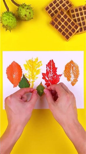 Autumn Leaf Art! 🍂🎉 Let’s Make Beautiful Prints Together! 🍁✨