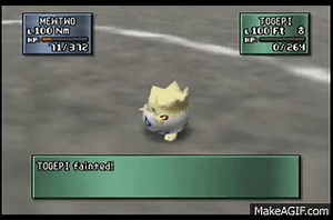 Pokemon Stadium 2: All Fainting Animations on Make a GIF