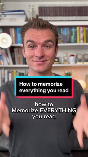 The secret to NEVER forget what you read👇🏽 Use my easy 6-step method to memorize EVERYTHING you read quickly and easily⬇️💯 Like & Save This For When You Read! ❤️ R - Repetition The BEST scientifically proven memory hack is to repeat what you want to remember! You can use spaced repetition to combat the forgetting curve so you NEVER forget anything! Simply repeat what you want to remember over days, weeks and months which will build a strong memory 🧠 E - Encoding Deep encoding is the key to b