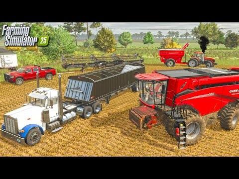 CASE IH AF11 DEMO ON THE FARM! (BROKE) | FARMING SIMULATOR 25
