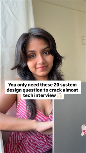 Satyam Jyottsana gargee on Instagram: "Comment “link” to get the sheet system design interview questions system design preparation tech interview prep software engineer interview SDE interview preparation product based company interview system design roadmap backend system design scalable system design crack tech interviews software developer jobs FAANG interview prep PBC interview preparation#SystemDesign #SystemDesignInterview #TechInterview #SDEInterview #SoftwareEngineer DeveloperLife Coding