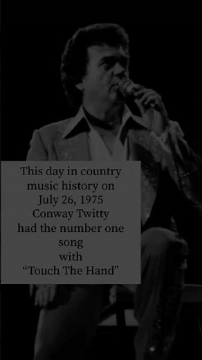 This day in country music history on 7/26/1975 Conway Twitty was number one #countrymusic #70smusic