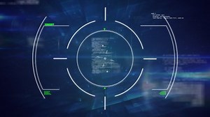 Animation d'un réseau de connexions avec des icônes sur l'analyse de portée et le traitement des données. connexion globale et concept de traitement des données vidéo générée numériquement.