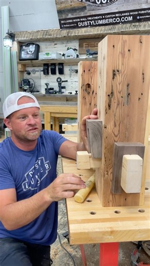 730K views · 10K reactions | One way to make tusk wedges! The Dusty Lumber Co. #woodworking #mortiseandtenon #handmade #tools #joinery #woodworkforall #woodwork #dowoodworking #renovation #remodel #recycledwood #furniture #work #diy | King Canada Inc | Facebook