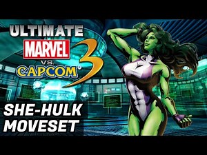 UMVC3 - SHE HULK MOVESET!