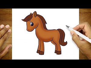 How To Draw A Horse | Horse Drawing Easy