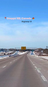 Passing by 📍Dieppe NB, Canada🍁🚘❄️❤️ #winter #travel #explore #newbrunswick #canada | Jhun Cabanizas