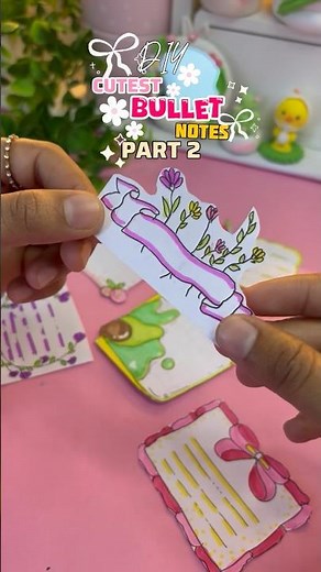 DIY Handmade Bullet Notes for journaling!😱✨ #diy #viral #journal #papercraft