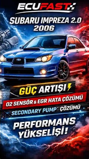 O2 – EGR – Secondary Pump Çözüldü! Subaru Impreza Uçuyor...