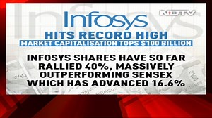 Infosys Hits Record High, Market Capitalisation Tops $100 Billion |