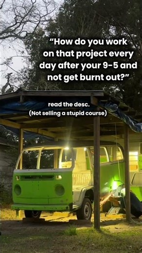 How do you not get burnt out? #restoration #diy #vwbus #builtnotbought #vanlife