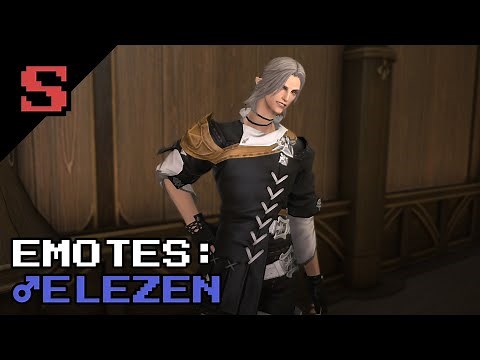 (FFXIV) Emotes: Male Elezen