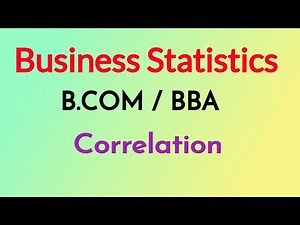 Correlation Coefficient - Karl Pearson's Method