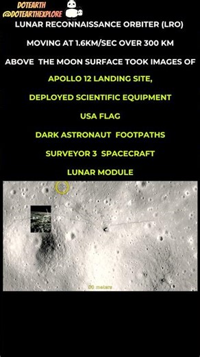 Apollo 12 landing sites imaged by Lunar resonance orbiter Spacecraft