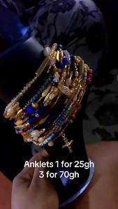 Anklets available as seen Treat your legs 🦵 this Christmas,when going out for parties 🎉🥰🥰. #beadseller 💜🌹. | Theresa Abeka