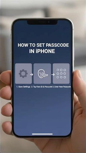 How to set Passcode | FaceID to lock iPhone #iphonepasscode