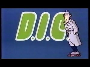 Inspector Gadget's 1983 DiC Logo - Old print which lasts longer at the end