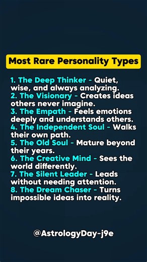 Most Rare Personality Types Of Zodiac Signs #zodiac #zodiacsigns #astrology #horoscope #tarot