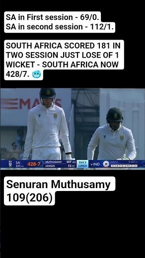 india vs south africa 2nd test day 2nd highlights, ind vs sa 2nd test match live today