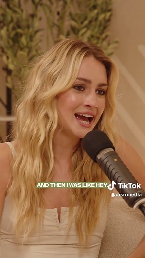 #GraceVanPatten reveals how she & her boyfriend told their boss they were dating 🚿 🎙️ #NotSkinnyButNotFat with @Amanda Hirsch #tellmelies #lucyandstephen #podcastclips