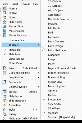 How to add Text formatting toolbar in libre office impress? List | Alignment | #libreofficeimpress