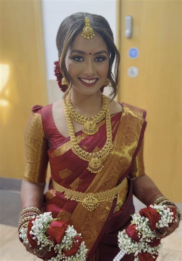 Bridal Glam Transformation: Behind the Scenes of a Tamil Wedding