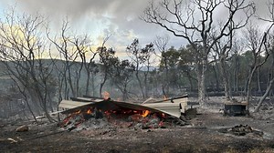 Flat tire starts Summit County wildfire
