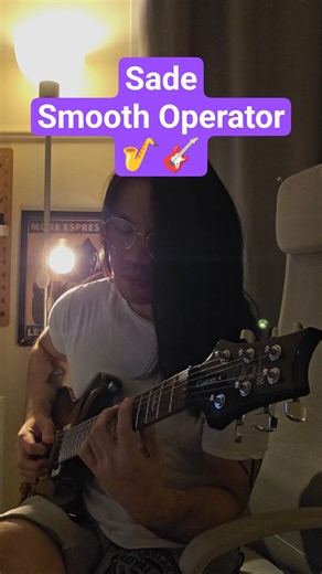 smooth operator's sax solo lowkey shreds tbh 🎷🎸 #guitar #solo #sade