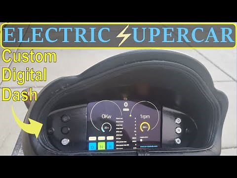 Custom Digital Dash - custom gauge cluster